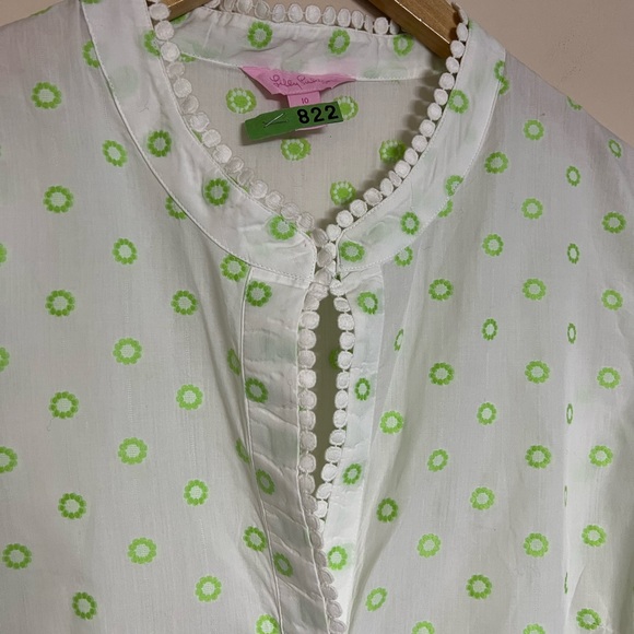 Lilly Pulitzer Blouse Size 10 - Picture 7 of 9